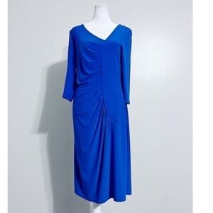 Joseph Ribkoff Sleek Royal Midi Dress